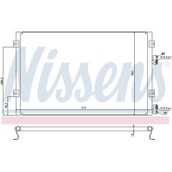 Condenseur de Clim Pour Chrysler PT Cruiser Combi Van 0593708AA 5093708AA