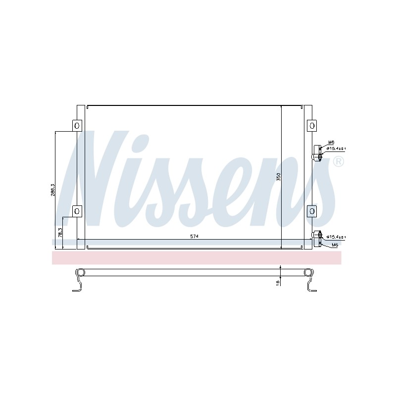 Condenseur de Clim Pour Chrysler PT Cruiser Combi Van 0593708AA 5093708AA