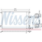 Condenseur de Clim Pour Cadillac BLS Wagon Saab 9-3 9-Mar