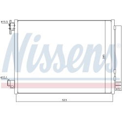 Condenseur de Clim Pour Renault Dacia Smart 921001908R 4535000054 921006454R