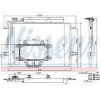 Condenseur de Clim Pour MERCEDES Classe E T-Model CLS