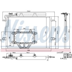 Condenseur de Clim Pour MERCEDES Classe E T-Model CLS