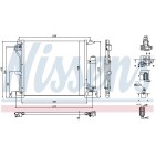 Condenseur de Clim Pour Nissan Juke Van 92100-1FE0B 92100BA62A