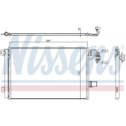 Condenseur de Clim Pour VW California T5 Multivan V Transporter 7E0820411B