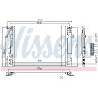 Condenseur de Clim Pour Chrysler 300 C Touring Lancia Thema