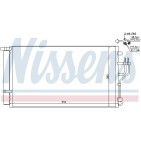 Condenseur de Clim Pour Hyundai ix35 Van Kia Carens IV Sportage