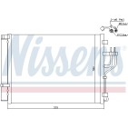Condenseur de Clim Pour Hyundai ix35 Van Kia Carens IV Van Sportage