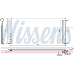 Condenseur de Clim Pour Porsche Panamera 970.573.111.00 970.573.111.01