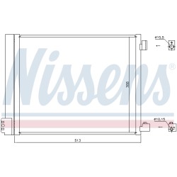 Condenseur de Clim Pour Nissan Micra IV 921011HC1A