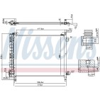 Condenseur de Clim Pour Nissan Micra IV 92100-1HC1B 921001HC3B 92101-1HC1B