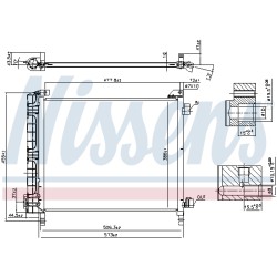 Condenseur de Clim Pour Nissan Micra IV 92100-1HC1B 921001HC3B 92101-1HC1B