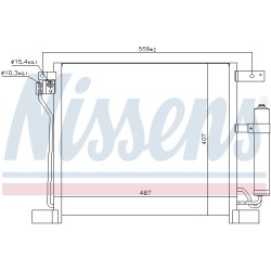 Condenseur de Clim Pour Nissan Juke Van 921001KC0A 921003DD0A