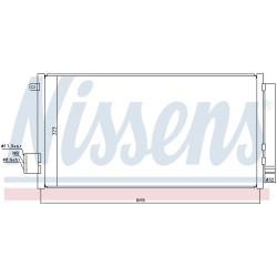 Condenseur de Clim Pour Fiat 500L Tipo 51887955 52102801