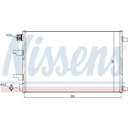 Condenseur de Clim Pour Nissan Qashqai +2 I Van 92100-BB50A