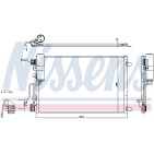Condenseur de Clim Pour Nissan Qashqai +2 I Van 92100JD50A