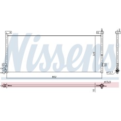 Condenseur de Clim Pour RENAULT TRUCKS C K T VOLVO-TRUCK FH FH16 II III