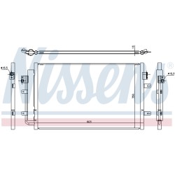 Condenseur de Clim Pour Iveco Daily Citys IV V VI 5801255825