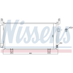 Condenseur de Clim Pour Subaru Forester 73210SG000 73210SG001 73210SG002