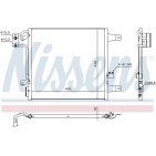 Condenseur de Clim Pour Jeep Wrangler III 55056631AA 55056635AA K55056635AA