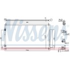 Condenseur de Clim Pour Honda Civic IX 80110TV0E01 80110TV1E01