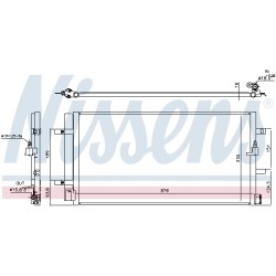 Condenseur de Clim Pour Audi A4 A5 A6 A7 Q5 Porsche Macan