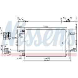 Condenseur de Clim Pour Peugeot Opel Fiat Citroën 1626267380 9816746580 3644520