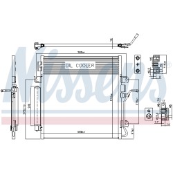 Condenseur de Clim Pour Dodge Nitro Van Jeep Cherokee