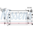 Condenseur de Clim Pour Ford C-Max II Focus III Grand Kuga Tourneo DV6119710AD