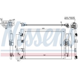Condenseur de Clim Pour Ford C-Max II Focus III Grand Kuga Tourneo DV6119710AD