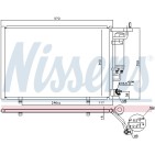 Condenseur de Clim Pour Ford B-Max Fiesta VI 1751976 1818909 AV1119710FA