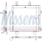 Condenseur de Clim Pour Peugeot Toyota Aygo Citroën C1 II 88450YV020 B000995480
