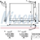 Condenseur de Clim Pour Ford Ecosport C1B119710FC C1B119710FD