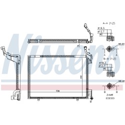 Condenseur de Clim Pour Ford Ecosport AV1119710JA AV1119710JB