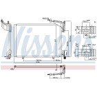 Condenseur de Clim Pour Ford B-Max Fiesta VI Tourneo Transit 1856010 C1B119710DA
