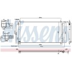 Condenseur de Clim Pour Toyota Auris 8845002420 8845012320
