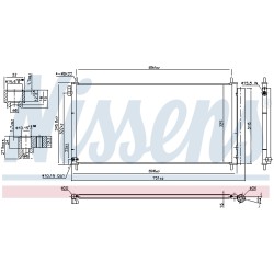 Condenseur de Clim Pour Toyota Auris 8845002420 8845012320