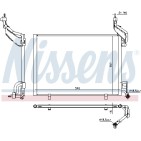 Condenseur de Clim Pour Ford B-Max Fiesta VI Tourneo Transit 1856009 AV1119710GA