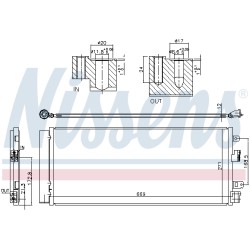 Condenseur de Clim Pour Opel Corsa E Vauxhall Corsa MK IV (E) Corsavan -