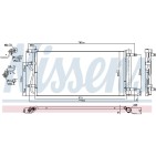 Condenseur de Clim Pour Opel Chevrolet Vauxhall 20874703 42458588 4818691