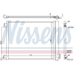 Condenseur de Clim Pour Nissan Micra IV 921001HC1A 921001HC3A 921011HC1A