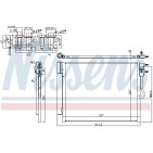 Condenseur de Clim Pour Opel Meriva B Vauxhall Insignia (B) Sports Tourer Meriva