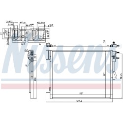 Condenseur de Clim Pour Opel Meriva B Vauxhall Insignia (B) Sports Tourer Meriva