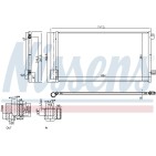 Condenseur de Clim Pour Fiat 500X Jeep Renegade SUV Van