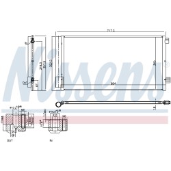 Condenseur de Clim Pour Fiat 500X Jeep Renegade SUV Van