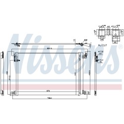 Condenseur de Clim Pour VW Touareg Audi A6 A7 A8 Q7 Q8
