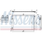 Condenseur de Clim Pour Fiat 500 C 51953633