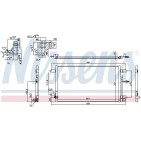 Condenseur de Clim Pour Audi A4 8E0.260.403K 8E0260401K 8E0260403AA
