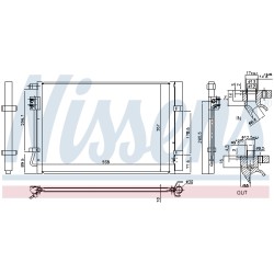 Condenseur de Clim Pour Hyundai i20 Active Hatchback Van 97606C8000 97606C8050