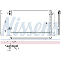 Condenseur de Clim Pour VW California T6 Multivan VI Transporter V 7E0820411F
