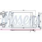 Condenseur de Clim Pour Opel Karl Vauxhall Viva 1850741 95437449